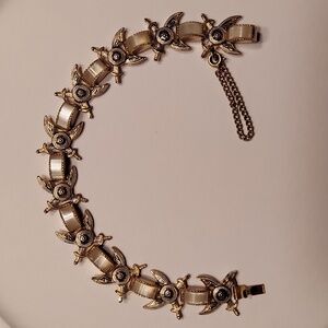 Damascene Sword Bracelet -  Handcrafted in Toledo, Spain Vintage LIKE NEW